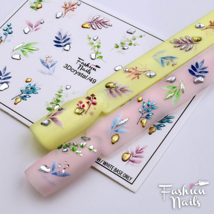 Fashion Nails Слайдер-дизайн 3d Crystal 049*