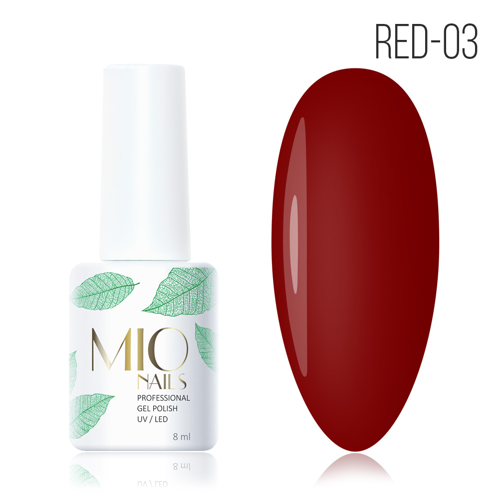 MIO Nails Гель-лак RED №03 (8 мл)