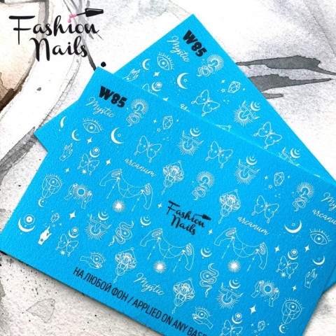 Fashion Nails Слайдер-дизайн White 085*