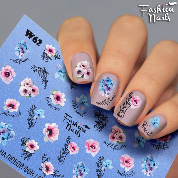 Fashion Nails Слайдер-дизайн White 062*