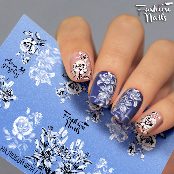 Fashion Nails Слайдер-дизайн AeroGraphy 034*