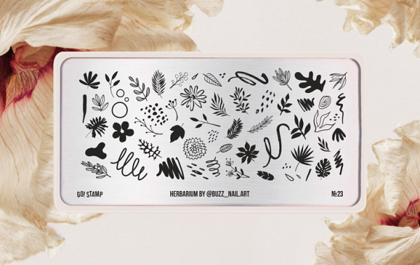Go Stamp Пластина для стемпинга 23 Herbarium 