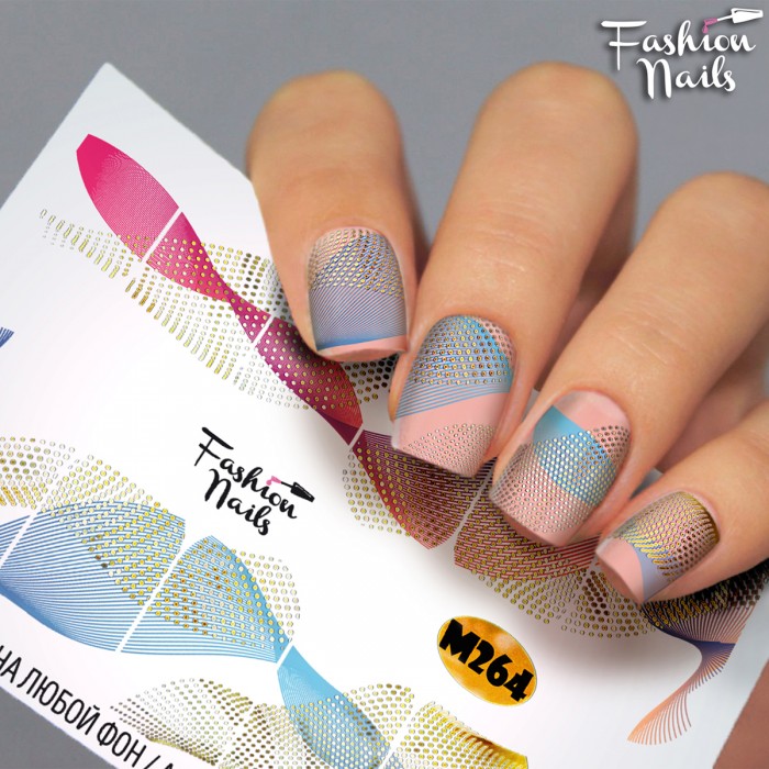 Fashion Nails Слайдер-дизайн Metallic 264*
