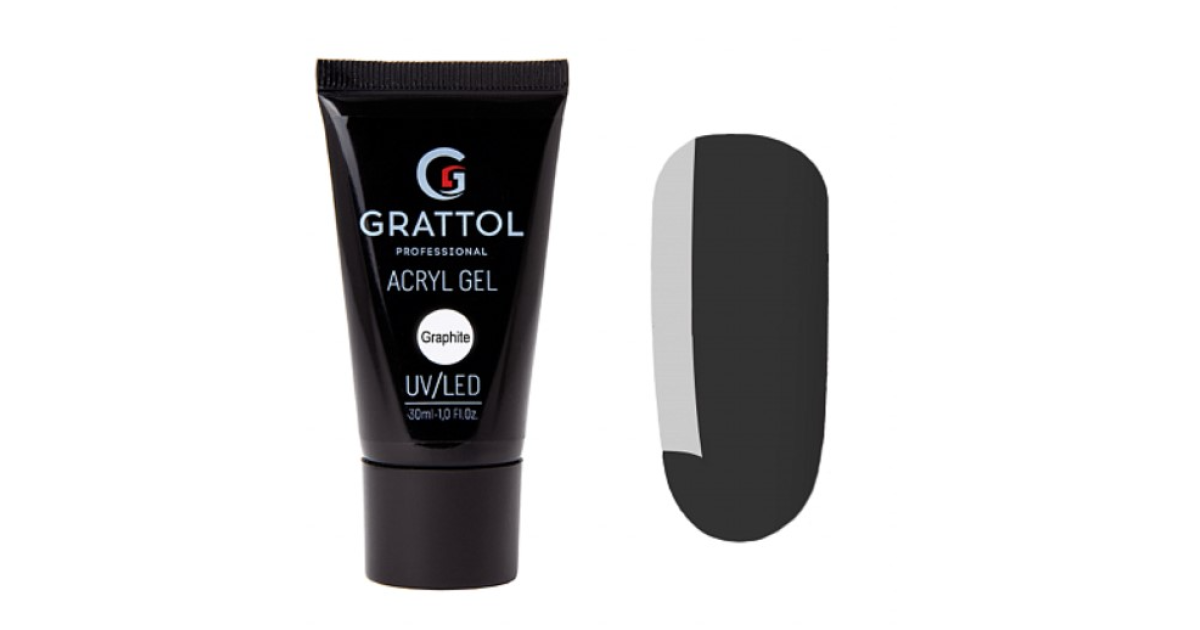 Grattol Acryl Gel 12 Graphite (30 мл)*
