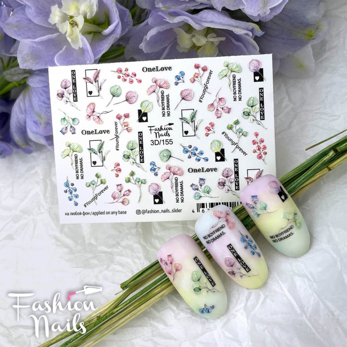 Fashion Nails Слайдер-дизайн 3d 155*