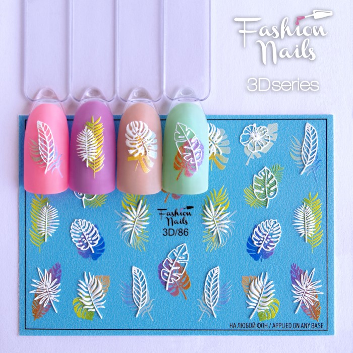 Fashion Nails Слайдер-дизайн 3d 086*
