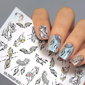Fashion Nails Слайдер-дизайн Galaxy 053*