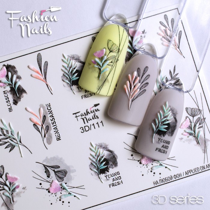 Fashion Nails Слайдер-дизайн 3d 111*
