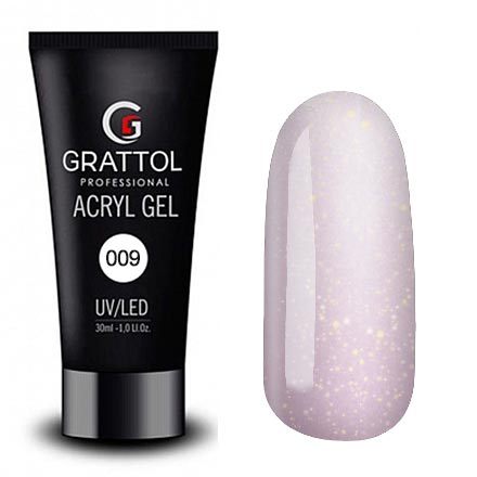 Grattol Acryl Gel 09 Glitter (30 мл)*