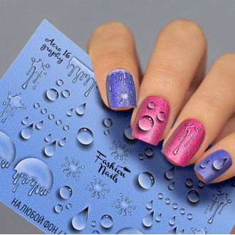 Fashion Nails Слайдер-дизайн AeroGraphy 016*