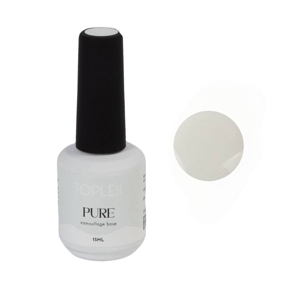 TOPLESS Камуфлирующая база 01 Pure (15 мл)