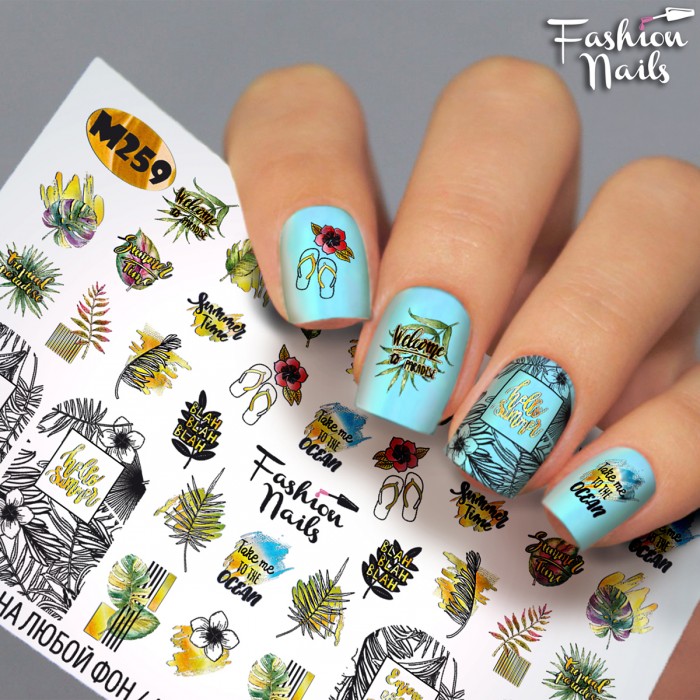 Fashion Nails Слайдер-дизайн Metallic 259*