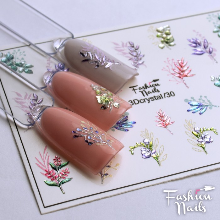 Fashion Nails Слайдер-дизайн 3d Crystal 030*