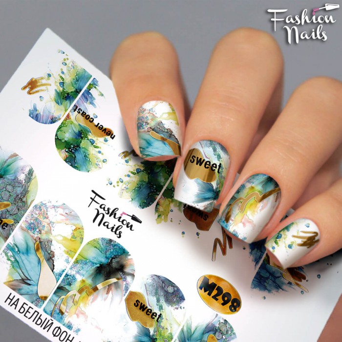 Fashion Nails Слайдер-дизайн Metallic 298*
