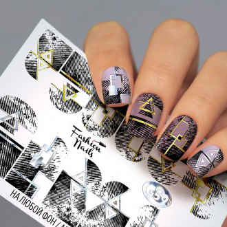 Fashion Nails Слайдер-дизайн Galaxy 059*