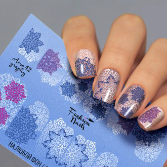 Fashion Nails Зима Слайдер-дизайн AeroGraphy 042*
