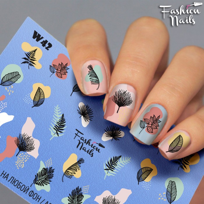 Fashion Nails Слайдер-дизайн White 042*