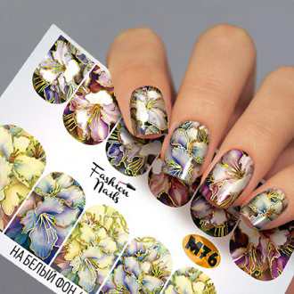 Fashion Nails Слайдер-дизайн Metallic 076*