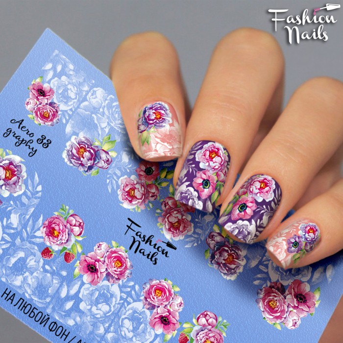 Fashion Nails Слайдер-дизайн AeroGraphy 033*