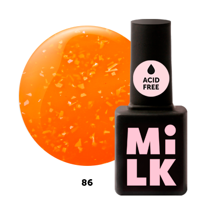 Milk База Бескислотная Rainbow Base №86 Flame (9 мл)*