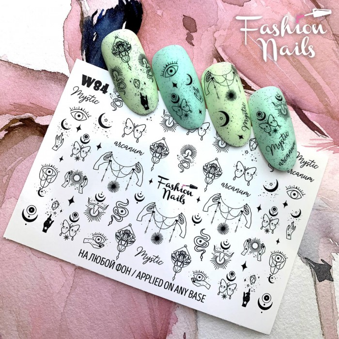 Fashion Nails Слайдер-дизайн White 084*