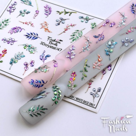 Fashion Nails Слайдер-дизайн 3d Crystal 047*