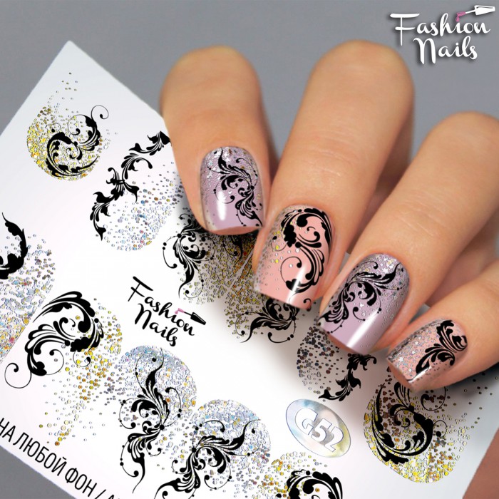 Fashion Nails Слайдер-дизайн Galaxy 052*