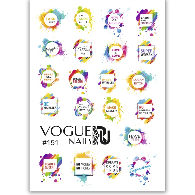 Vogue Nails Слайдер-дизайн #151*