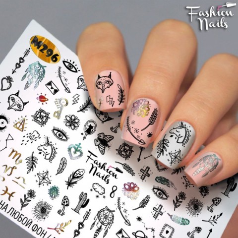 Fashion Nails Слайдер-дизайн Metallic 296*