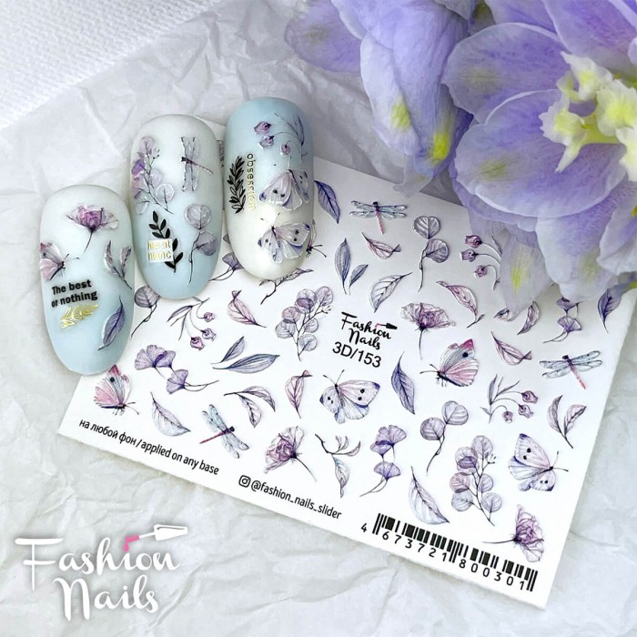 Fashion Nails Слайдер-дизайн 3d 153*