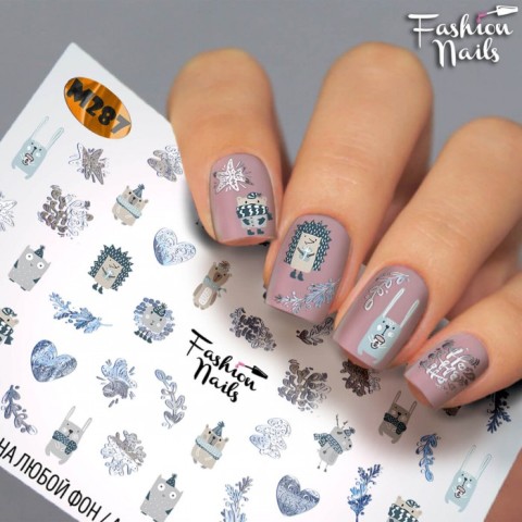 Fashion Nails Зима Слайдер-дизайн Metallic 287*