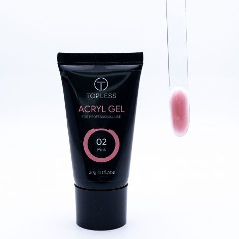 TOPLESS Acryl Gel 02 Pink (30 мл)