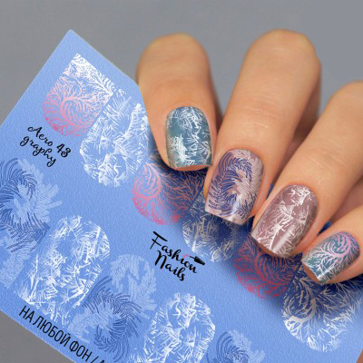 Fashion Nails Зима Слайдер-дизайн AeroGraphy 043*