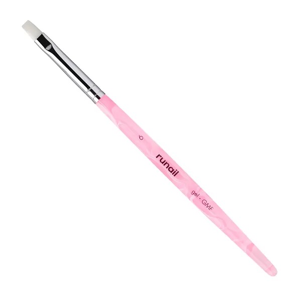 ruNail Кисть для геля Gel GMF №6 0195