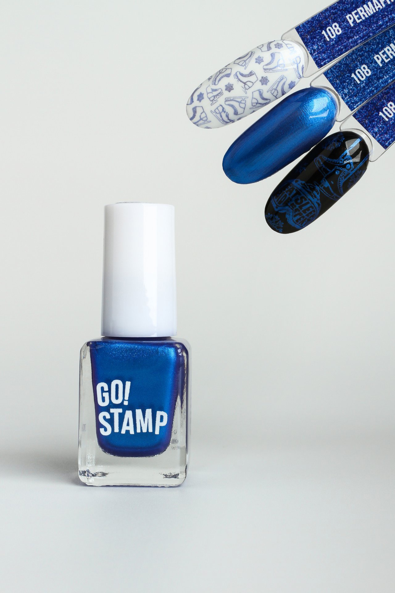 Go Stamp Лак для стемпинга 108 Permafrost (6 мл)