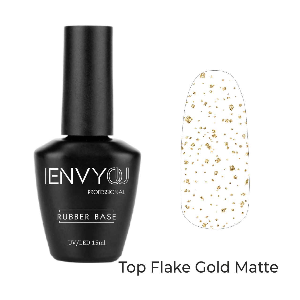 ENVY Top Flake Matte Gold (10 мл)*