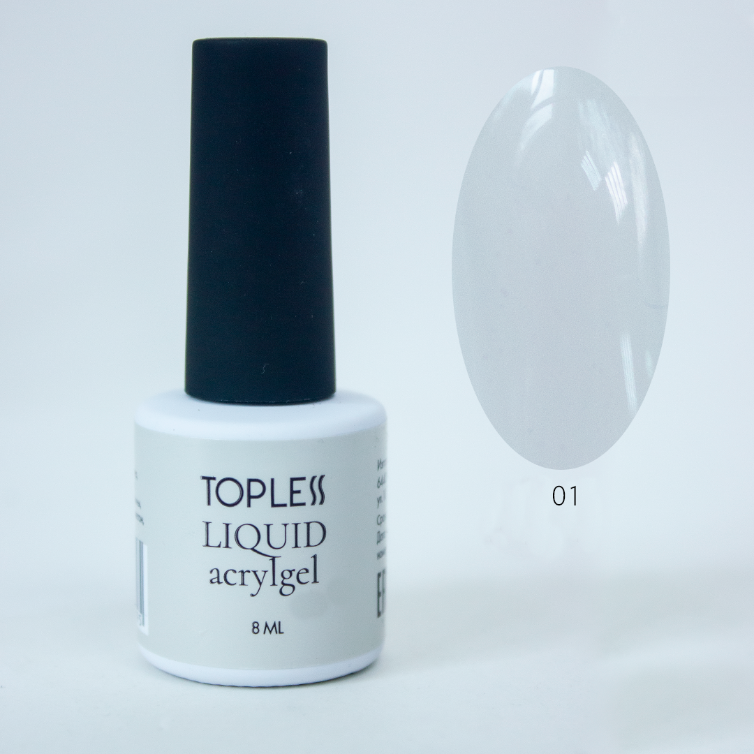 TOPLESS Акригель жидкий 01 Clear (8 мл)