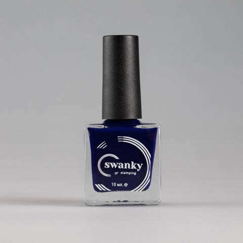 Swanky Stamping Лак для стемпинга 008 Синий (10 мл)*