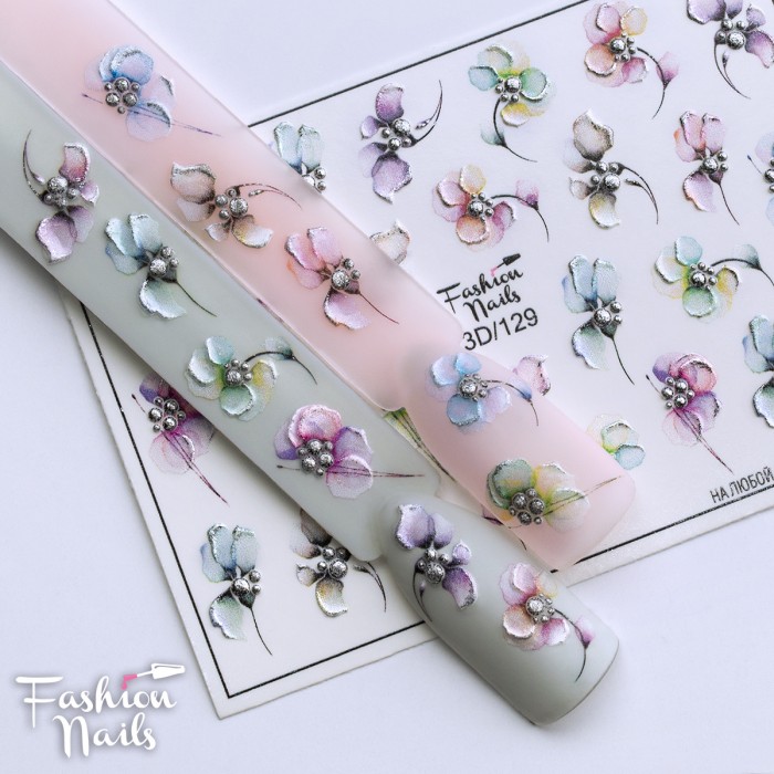 Fashion Nails Слайдер-дизайн 3d 129*