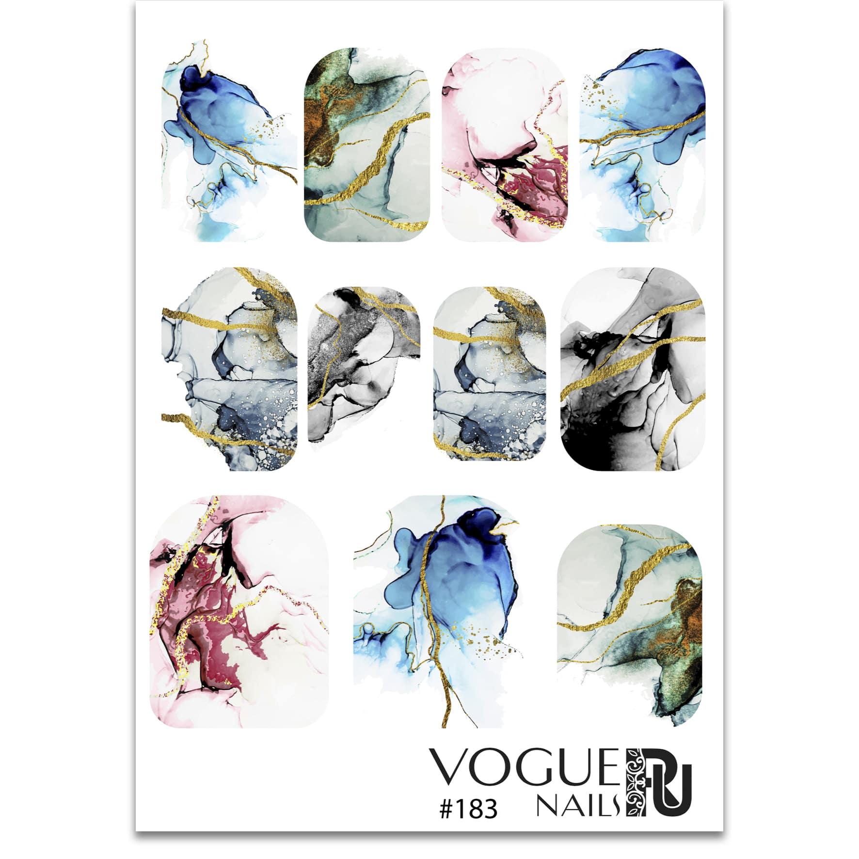 Vogue Nails Слайдер-дизайн #183*