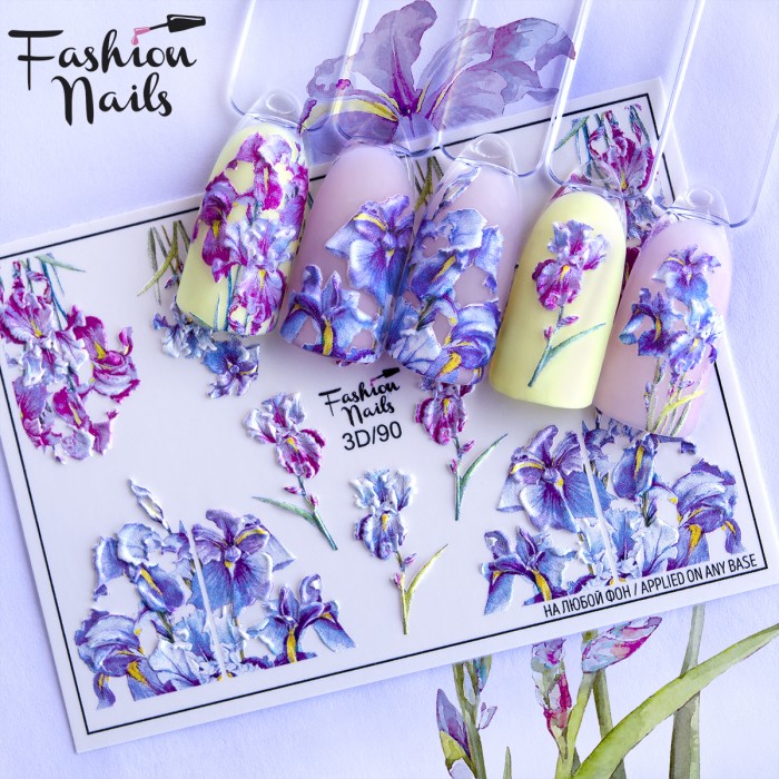 Fashion Nails Слайдер-дизайн 3d 090*
