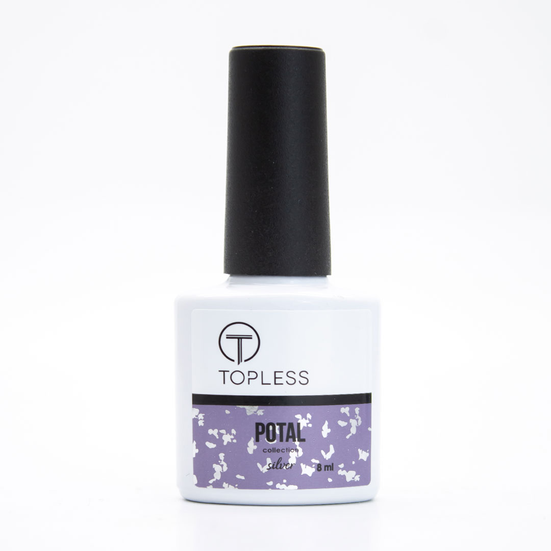 TOPLESS Гель-лак Potal Silver 10 (8 мл) с/ф