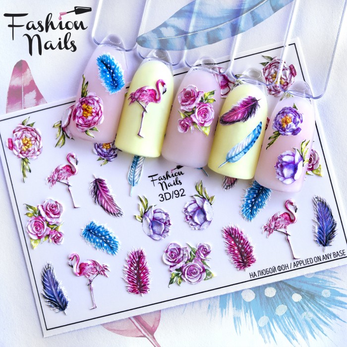 Fashion Nails Слайдер-дизайн 3d 092*