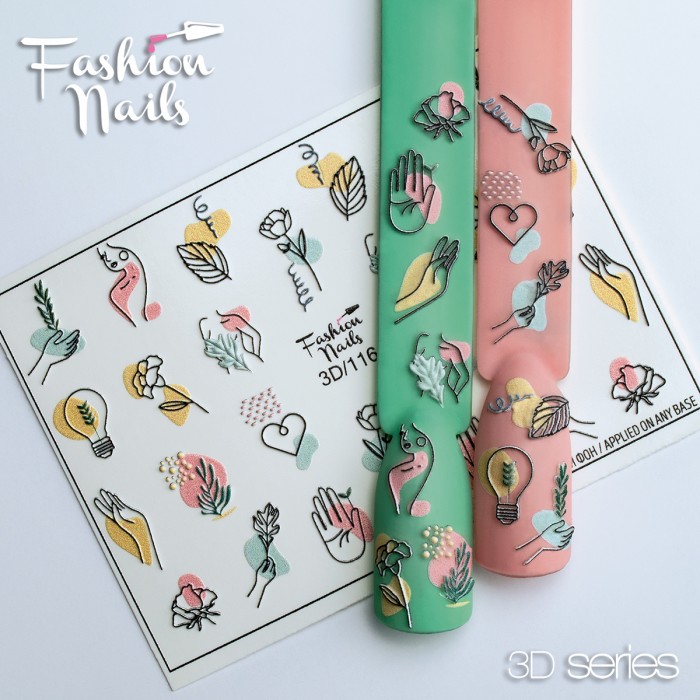 Fashion Nails Слайдер-дизайн 3d 116*