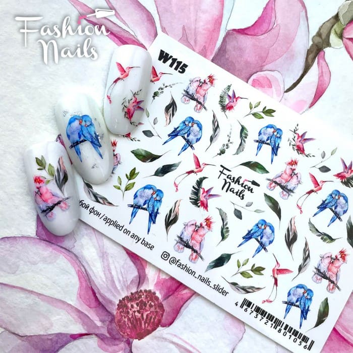 Fashion Nails Слайдер-дизайн White 115*