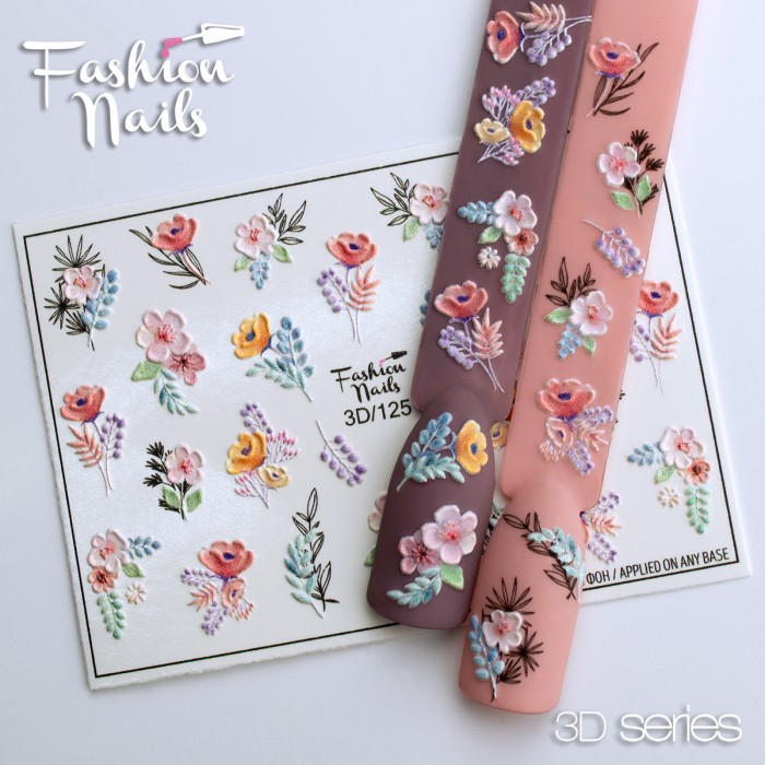 Fashion Nails Слайдер-дизайн 3d 125*