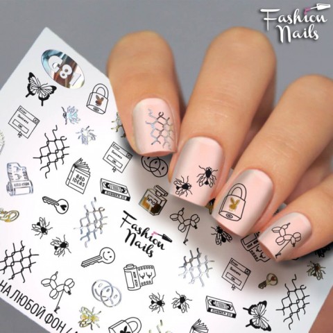 Fashion Nails Слайдер-дизайн Galaxy 081*