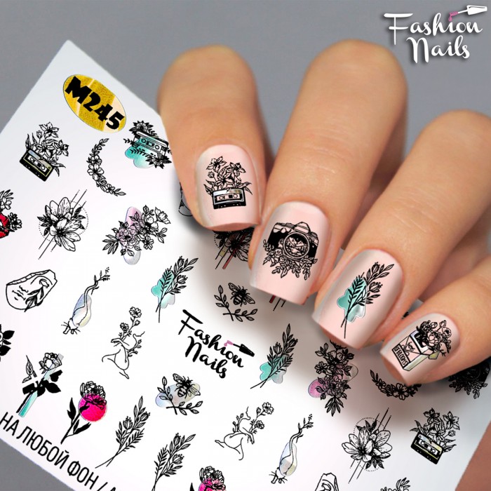 Fashion Nails Слайдер-дизайн Metallic 245*