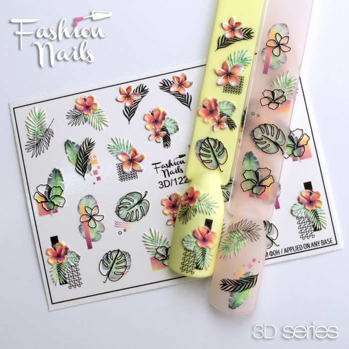 Fashion Nails Слайдер-дизайн 3d 122*