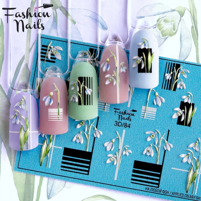 Fashion Nails Слайдер-дизайн 3d 084*